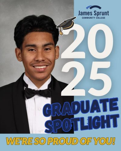 🎓 Graduation Spotlight: Elier Marquez-Chavez
CCP Student at James Sprunt Community College
Please join us in celebrating Elier Marquez-Chavez, a remarkable high school student who has been accepted into Yale, Stanford, Columbia, Cornell, Duke, Vanderbilt, Northwestern, and several other prestigious universities — earning over $4 million in scholarships! 🌟📚
What inspired you to pursue your program at JSCC?
👉 “I chose to pursue my program at JSCC because I was eager to challenge myself academically while exploring a diverse range of disciplines. Engaging in coursework that spanned from sociology to business not only broadened my intellectual horizons but also played a pivotal role in helping me clarify my core values and envision the type of career I aspire to pursue.”
What challenges have you overcome on your educational journey?
👉 “One of the most significant challenges I encountered was learning to balance my time effectively. Juggling academic responsibilities, work commitments, and leadership roles in extracurriculars was overwhelming at first. But through self-discipline, I developed strong time-management skills that helped me excel—and will continue to benefit me in the future.”
What has been the most rewarding part of your time at JSCC?
👉 “The semester I took seven college-level courses alongside my high school classes and earned straight As was the most rewarding. That semester pushed me to my limits and revealed the depth of my potential. It’s a moment I’ll always reflect on when facing challenges ahead.”
Who or what has been your biggest source of support?
👉 “My greatest source of support has always been my parents. They never made me feel like I was doing too much—instead, they encouraged me to go beyond what I thought was possible. Their unwavering belief in me, and their tireless work as educators and farmers, continues to inspire me to approach every task with dedication and humility.”
What are your future plans after graduation?
👉 “After graduating from JSCC and high school, I plan to major in History. My goal is to attend a top law school and pursue a career in immigration law. As a rural student from Duplin County, I hope to use my legal education to advocate for underserved communities like mine and ensure justice is accessible to all—regardless of legal status.”
👏 Let’s give a huge round of applause to Elier for his outstanding achievements, leadership, and future impact! We can’t wait to see all that you’ll accomplish. 💙